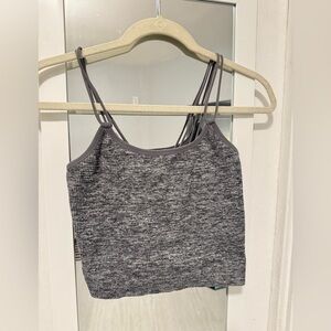 Colsie Charcoal Ribbed Camisole